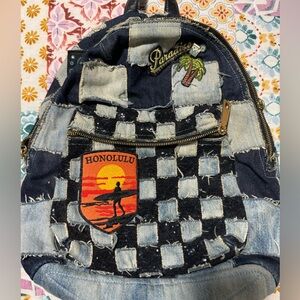 Marc Jacobs Paradise patchwork denim backpack